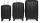 3-Teilig ABS Hartschalenkofferset Trolley Koffer Rollensystem Hartschale Reisekoffer mit 4 Doppelräder