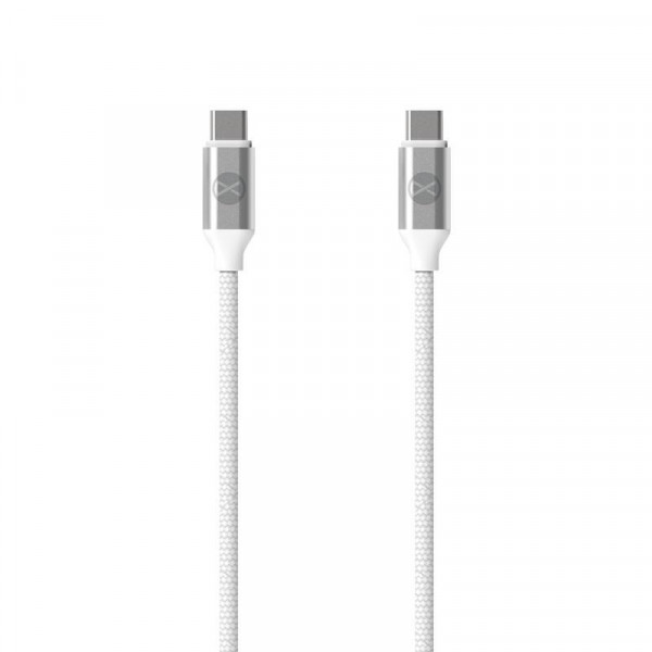 FOREVER USB-C ZU USB-C iPhone Datenkabel Ladekabel 1,2M 3A 20W Weiß
