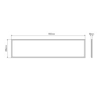 LED-Line PRIME Panel 2in1 30W 4000K 3600lm 120x30cm Aufputzmontage abgehängten Decken