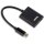 Hama 187206 2in1-USB-C-Audio/Ladeadapter USB-Power-Delivery(PD)-Unterstützung Schwarz