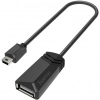 Hama USB OTG Adapter, Mini USB Stecker – USB A...