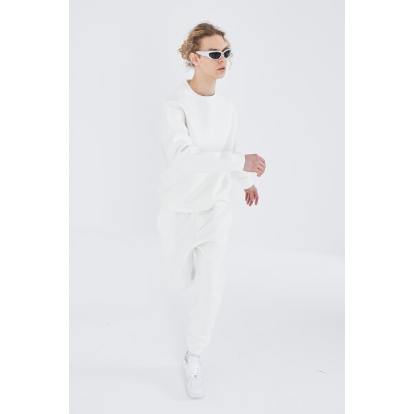 Basic Jogger Set Pullover Jogginghose Oversize Fit