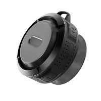 Maxlife MXBS-01 3W Bluetooth-Lautsprecher Bluetooth v 5.0 mit Saugnapf klein und kompakter Lautsprecher Schwarz