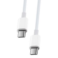 1m 100W Ladekabel USB-C - USB-C Schnellladekabel Datenkabel Handy-Ladekabel Weiß