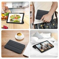 Hartschale mit Smart Sleep und integrierter Standfunktion kompatibel mit Microsoft Surface Pro 9 Schwarz