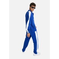 Jogginganzug Set Stripe mit Streifen Jacke Hose L Dunkelblau