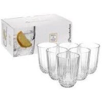 Pasabahce 52750 Diony Wasser-Schnapsglas 255ml 6er-Set Trinkgläser Wasserbecher