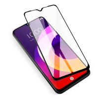 Full Covered Hybrid Glass kompatibel mit Samsung Galaxy M33 5G Premium Tempered Glas Anti-Finger