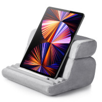 Velour faltbarer Tablet-Telefonständer Kissen Tischständer Grau (60646 LP473)
