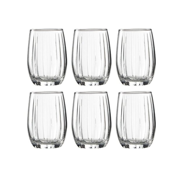 Pasabahce LINKA 420212 Wassergläser zum Mokka 115 ml 6er Set Likörgläser/Espressoglas