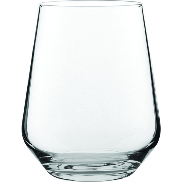 Pasabahce Wasserglas Set Allegra 24 Stück Spülmaschinengeeignet Glas Saftglas Limogläser Transparent XL Glas 425ml