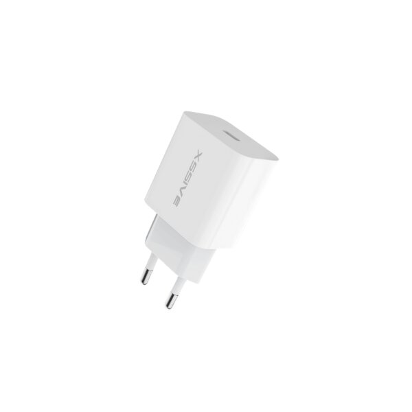 COFI 25W PD Fast Charge 3.0 PPS Typ-C Schnell-Ladegerät Netzladegerät 3A Stecker kompatibel mit Android & iPhone weiß