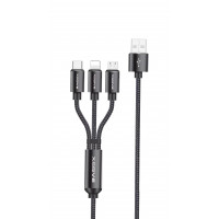 COFI 3in1 Charge USB Kabel 1.2 Meter 2.4A...