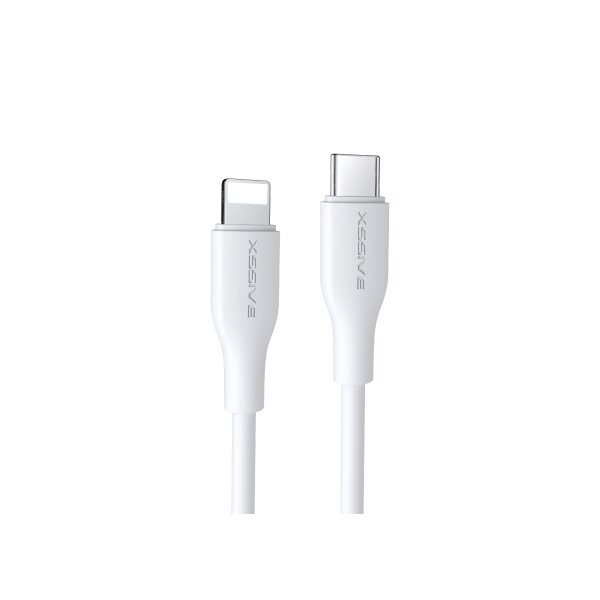 COFI 20W 2 Meter USB-C zu Phone Datenkabel 2.4A Schnell-Ladekabel Lade- und Synchronisationskabel weiß