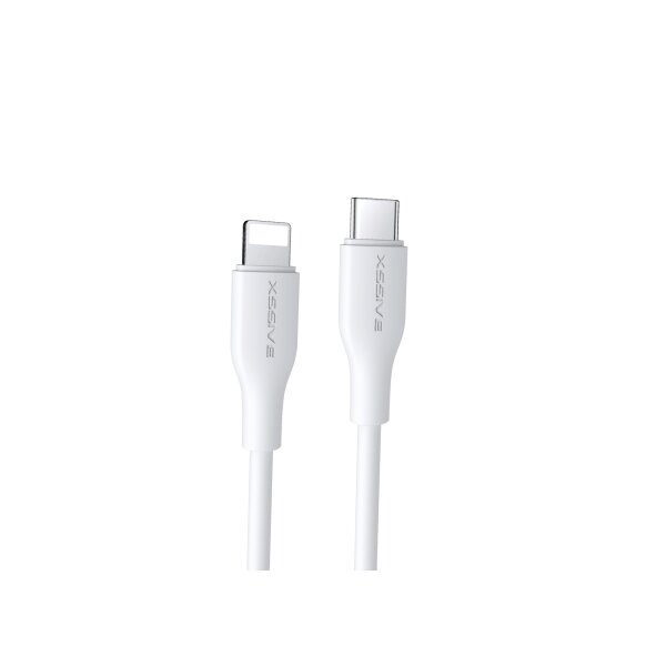 COFI 20W 3 Meter USB-C zu Phone Datenkabel 2.4A Schnell-Ladekabel Lade- und Synchronisationskabel weiß