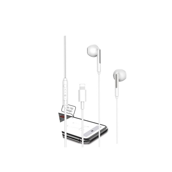 COFI In-Ear iPhone Kopfhörer Headset Ohrhörer mit Fernbedienung und Mikrofon für iPhone weiß