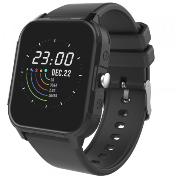 FOREVER Smartwatch IGO PRO JW-150 1,4" Zoll IP68 für Schritte, Thermometer, Puls, Spiele, Bluetooth-Verbindung