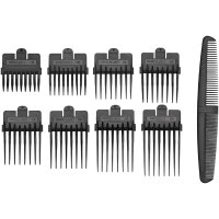 BaByliss MEN E695E Haarschneider Edelstahl mit 8 Aufsätzen von 3 bis 25 mm Netzbetrieb Blau