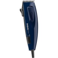 BaByliss MEN E695E Haarschneider Edelstahl mit 8 Aufsätzen von 3 bis 25 mm Netzbetrieb Blau