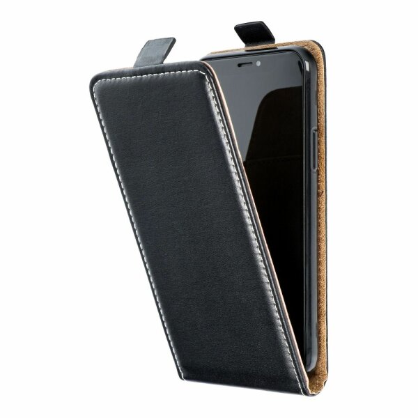 Flip Case kompatibel mit Samsung Galaxy A04s Handy Tasche vertikal aufklappbar Schutzhülle Klapp Hülle schwarz