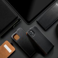 Flip Case kompatibel mit Samsung Galaxy S22 Handy Tasche vertikal aufklappbar Schutzhülle Klapp Hülle schwarz