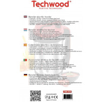 Techwood TSM-1655 Standmixer, beheizbar, Kapazität 1,6 l, Suppe samtig, Kompot, Warmhaltefunktion, 1000 W, Edelstahl
