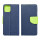 Buch Tasche "Fancy" kompatibel mit SAMSUNG GALAXY A14 5G Etui mit Standfunktion, Kartenfach Blau-Grün