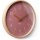 Wanduhr rosa Slight Moderne Design Uhr mit Holzrahmen und Zeigern, Ø31 cm (Altrose)