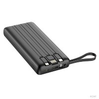 VEGER Powerbank C20 - 20 000mAh (Micro + Typ C + iPhone) schnelles Aufladen Schwarz (W2047)