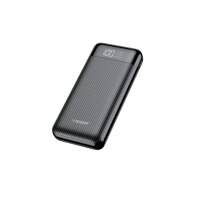 VEGER Powerbank L21 - 20 000mAh LCD Micro-USB, USB-C und 2x USB, schnelles Aufladen Schwarz (W2019)