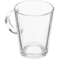 Pasabahce 2x Teeglas mit Glasuntertasse Tribeca 18 cm...