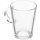 Pasabahce 2x Teeglas mit Glasuntertasse Tribeca 18 cm 38,5 cl, aus Glas, transparent