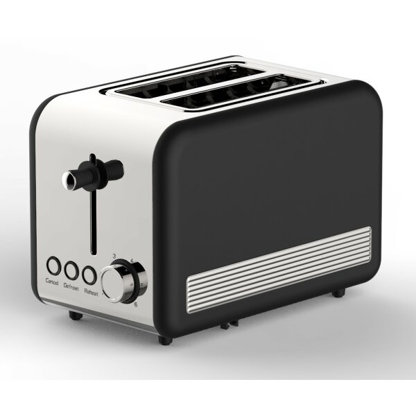 Toaster Retro 2-Scheiben Toaster Toastautomat 850 Watt