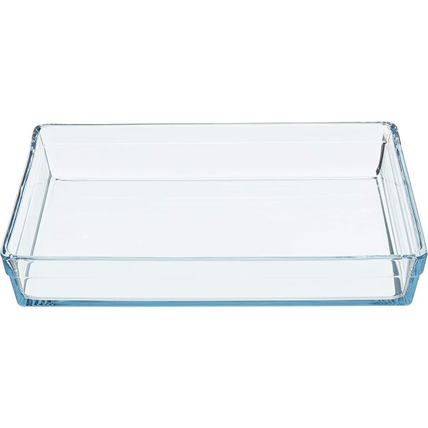 Pasbahce Borcam Premium Rechteckblech 26Cmx37Cm, 4350 cc transparent