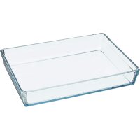 Pasbahce Borcam Premium Rechteckblech 26Cmx37Cm, 4350 cc transparent