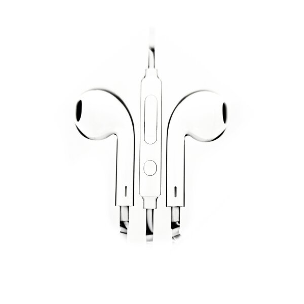 USB C Kopfhörer Stereo Headset Ohrhörer Earphone In Ear weiß