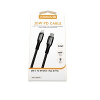 20W PD Lade- und Datenkabel USB-C zu iOS Hochwertiges Ladekabel 1,2m