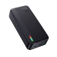 Joyroom Powerbank 30000mAh Dazzling Series 12W zwei USB-Ausgangsports Schwarz (JR-T018)