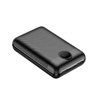 VEGER Power Bank S20 - 20 000mAh LCD Quick Charge PD 22,5W Micro-USB, zwei USB-C und zwei USB Schwarz (W2053)