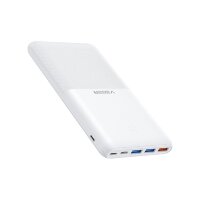 VEGER Power Bank S22 - 20 000mAh LCD Quick Charge PD 20W Micro-USB, USB-C und 3x USB Weiß (W2060)