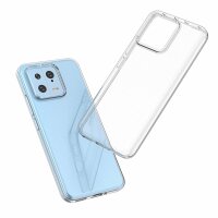 Silikon Hülle Basic kompatibel mit Xiaomi 13 Case TPU Soft Handy Cover Schutz Transparent