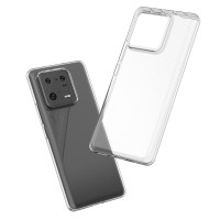 Silikon Hülle Basic kompatibel mit Xiaomi 13 Pro Case TPU Soft Handy Cover Schutz Transparent