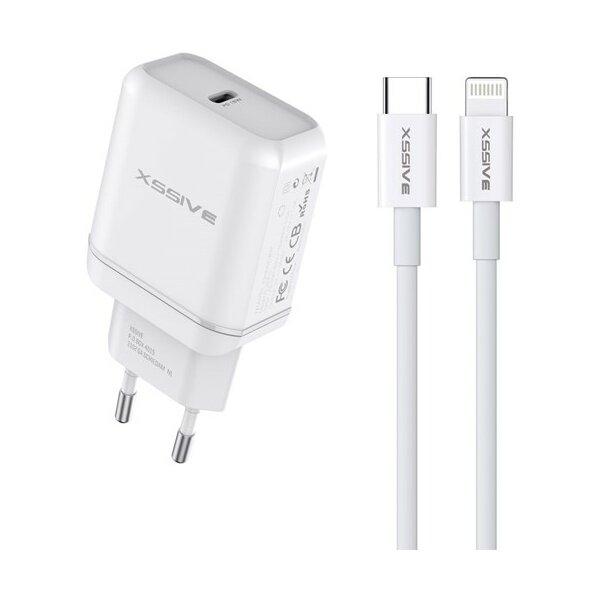 Schnelladegerät 20W Ladegerät und USB Kabel Type-C zu iOS Geräte 3A