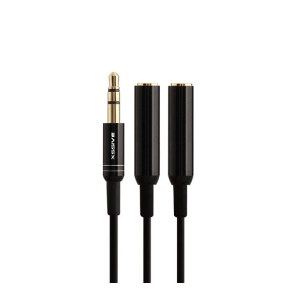 Aux 3.5mm Headphone Splitter Universal Dual Port