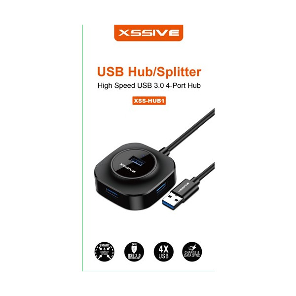 Hochgeschwindigkeits USB 3.0 4 Port Hub/Splitter mit Ladefunktion