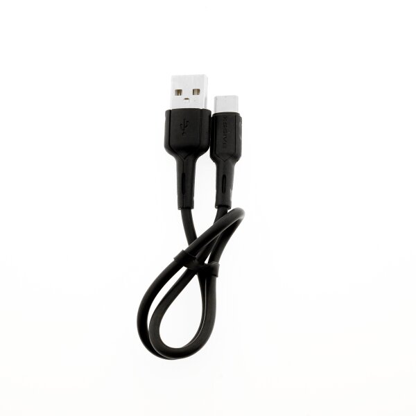 Lade- und Datenkabel USB zu USB-C 30cm 2.4A Output