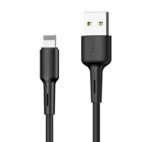 Lade- und Datenkabel USB zu iOS Geräte 30cm 2.4A Output