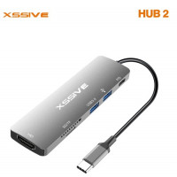 USB-C Pro Hub 6 in 1 Adapter Schlanker Multi-Port