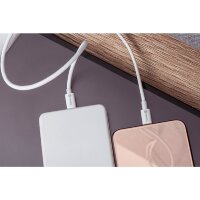 FORCELL Kabel Typ C zu iPhone-Anschluss 8-polig MFi 3A/9V 30W (Max) C901 1m weiß