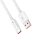 FORCELL Ladekabel USB A zu Typ C QC4.0 3A/20V 60W C336 schnelles und sicheres Aufladen 1m weiß